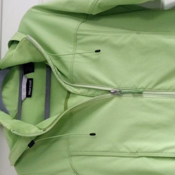 Marmot Lime Green Jacket Size M - Picture 2 of 8